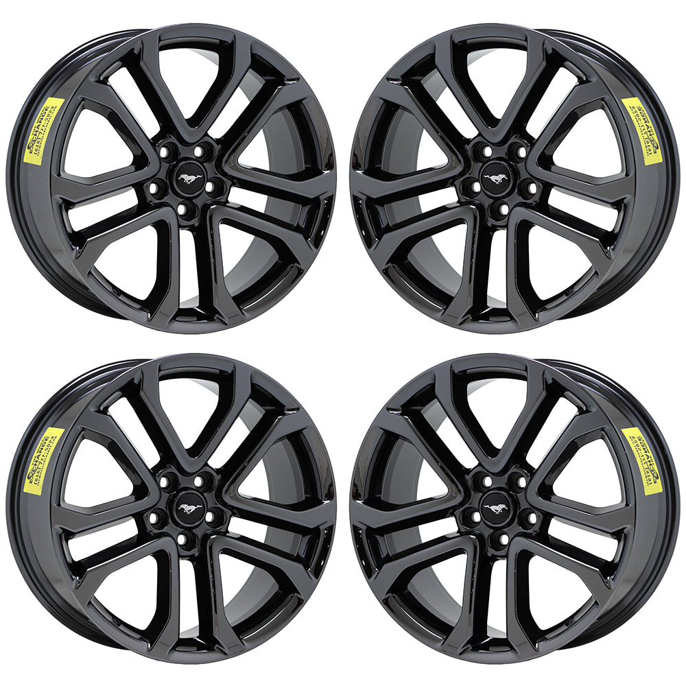 20" Ford Mustang GT Black Chrome wheels rims Factory OEM set 10167 EXCHANGE